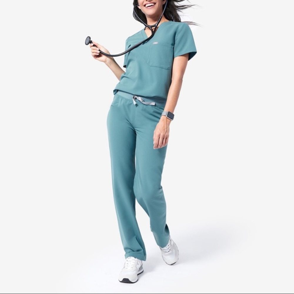FIGS hydrogreen kade cargo scrub pants
